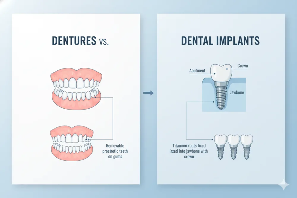 Dentures vs Implants – Which Is Right for You?